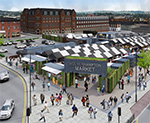 Striking image showcases new city centre market